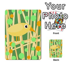 Yellow Little Bird Multi-purpose Cards (rectangle)  by Valentinaart
