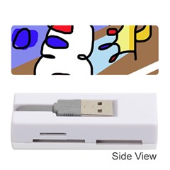 Abstract Comic Memory Card Reader (stick)  by Valentinaart