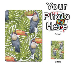 Tropical Print Leaves Birds Toucans Toucan Large Print Multi-purpose Cards (rectangle)  by CraftyLittleNodes