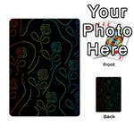 Floral pattern Multi-purpose Cards (Rectangle)  Back 41