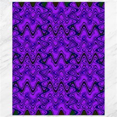 Purple Wavey Squiggles Canvas 11  X 14   by BrightVibesDesign