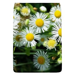 White Summer Flowers Oil Painting Art Flap Covers (l)  by picsaspassion