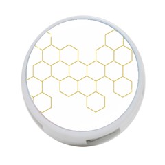 Honeycomb Pattern Graphic Design 4-port Usb Hub (two Sides) by picsaspassion