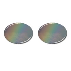 Between The Rainbow Cufflinks (oval) by picsaspassion