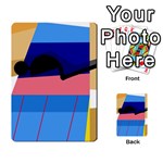Jumping Multi-purpose Cards (Rectangle)  Back 42