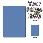 Blue color Multi-purpose Cards (Rectangle)  Front 10