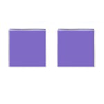 Lilac - purple color design Cufflinks (Square) Front(Pair)
