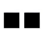 Black color design Cufflinks (Square) Front(Pair)