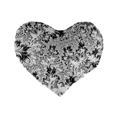 Amazing Fractal 31 A Standard 16  Premium Flano Heart Shape Cushions by Fractalworld