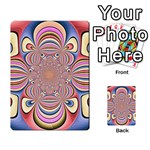 Pastel Shades Ornamental Flower Multi-purpose Cards (Rectangle)  Back 3