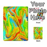 Happy Multicolor Painting Multi-purpose Cards (Rectangle)  Back 35