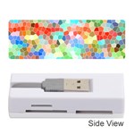 Colorful Mosaic  Memory Card Reader (Stick)  Front