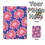 Pink Daisy Pattern Multi-purpose Cards (Rectangle)  Front 4