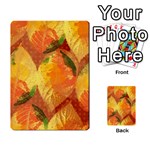 Fall Colors Leaves Pattern Multi-purpose Cards (Rectangle)  Front 2