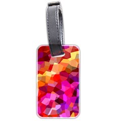 Geometric Fall Pattern Luggage Tags (two Sides) by DanaeStudio