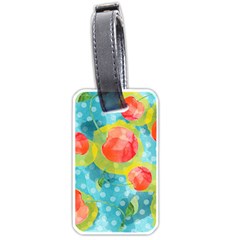 Red Cherries Luggage Tags (one Side)  by DanaeStudio