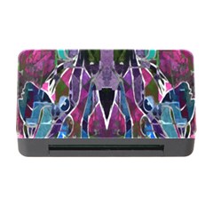 Sly Dog Modern Grunge Style Blue Pink Violet Memory Card Reader With Cf by EDDArt