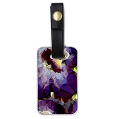 Purple Abstract Geometric Dream Luggage Tags (one Side)  by DanaeStudio