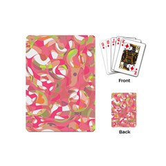 Pink Smoothie  Playing Cards (mini)  by Valentinaart