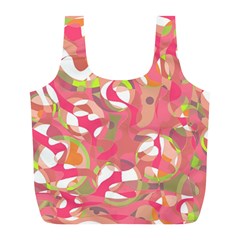 Pink Smoothie  Full Print Recycle Bags (l)  by Valentinaart