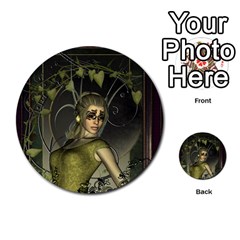 Wonderful Fairy Multi-purpose Cards (round)  by FantasyWorld7