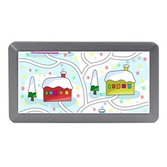 Winter Magical Landscape Memory Card Reader (mini) by Valentinaart