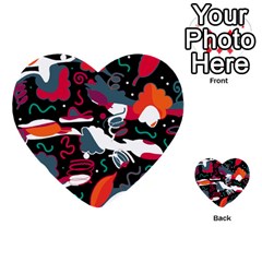 Fly Away  Multi-purpose Cards (heart)  by Valentinaart
