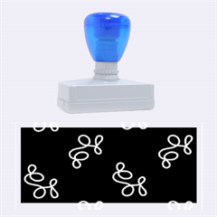 Elegance - Blue Rubber Stamps (large) by Valentinaart