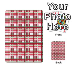 Red Plaid Pattern Multi-purpose Cards (rectangle)  by Valentinaart