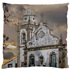 Exterior Facade Antique Colonial Church Olinda Brazil Standard Flano Cushion Case (one Side) by dflcprints