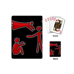 People Playing Cards (mini)  by Valentinaart