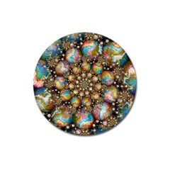 Marbled Spheres Spiral Magnet 3  (round) by WolfepawFractals