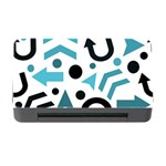 Cyan direction pattern Memory Card Reader with CF Front