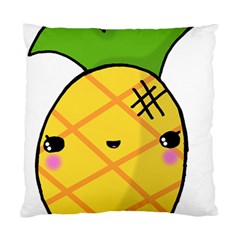 Kawaii Pineapple Standard Cushion Case (one Side) by CuteKawaii1982