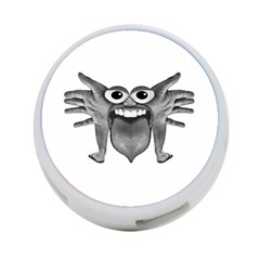 Body Part Monster Illustration 4-port Usb Hub (one Side) by dflcprints