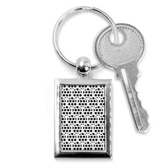 Seamless Honeycomb Pattern Key Chains (rectangle)  by Amaryn4rt