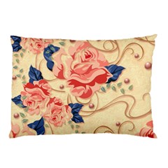 Beautiful Pink Roses Pillow Case (two Sides) by Brittlevirginclothing
