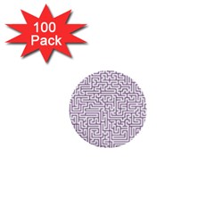 Maze Lost Confusing Puzzle 1  Mini Buttons (100 Pack)  by Amaryn4rt