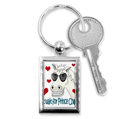 Don t Wait For Prince Sharming Key Chains (rectangle)  by Valentinaart
