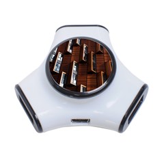 Abstract Architecture Building Business 3-port Usb Hub by Amaryn4rt