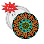 Color Abstract Pattern Structure 2.25  Buttons (10 pack)  Front
