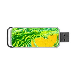 Zitro Abstract Sour Texture Food Portable Usb Flash (two Sides) by Amaryn4rt