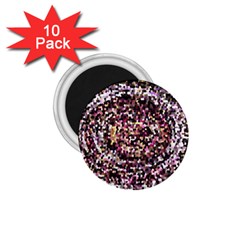 Mosaic Colorful Abstract Circular 1 75  Magnets (10 Pack)  by Amaryn4rt