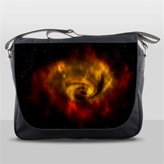 Galaxy Nebula Space Cosmos Universe Fantasy Messenger Bags by Amaryn4rt