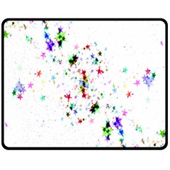 Star Structure Many Repetition Fleece Blanket (medium)  by Amaryn4rt