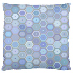Bee Hive Background Large Flano Cushion Case (two Sides) by Amaryn4rt