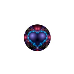 Blue Heart 1  Mini Magnets by Amaryn4rt