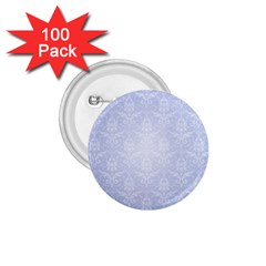 Damask Pattern Wallpaper Blue 1 75  Buttons (100 Pack)  by Amaryn4rt