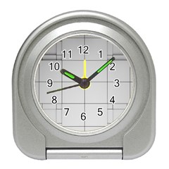 Abstract Architecture Contemporary Travel Alarm Clocks by Amaryn4rt