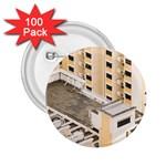Apartments Architecture Building 2.25  Buttons (100 pack)  Front